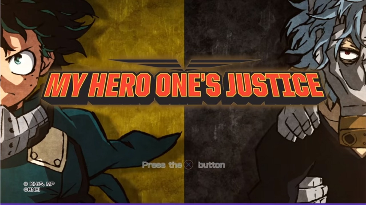 My Hero Academia: One's Justice title