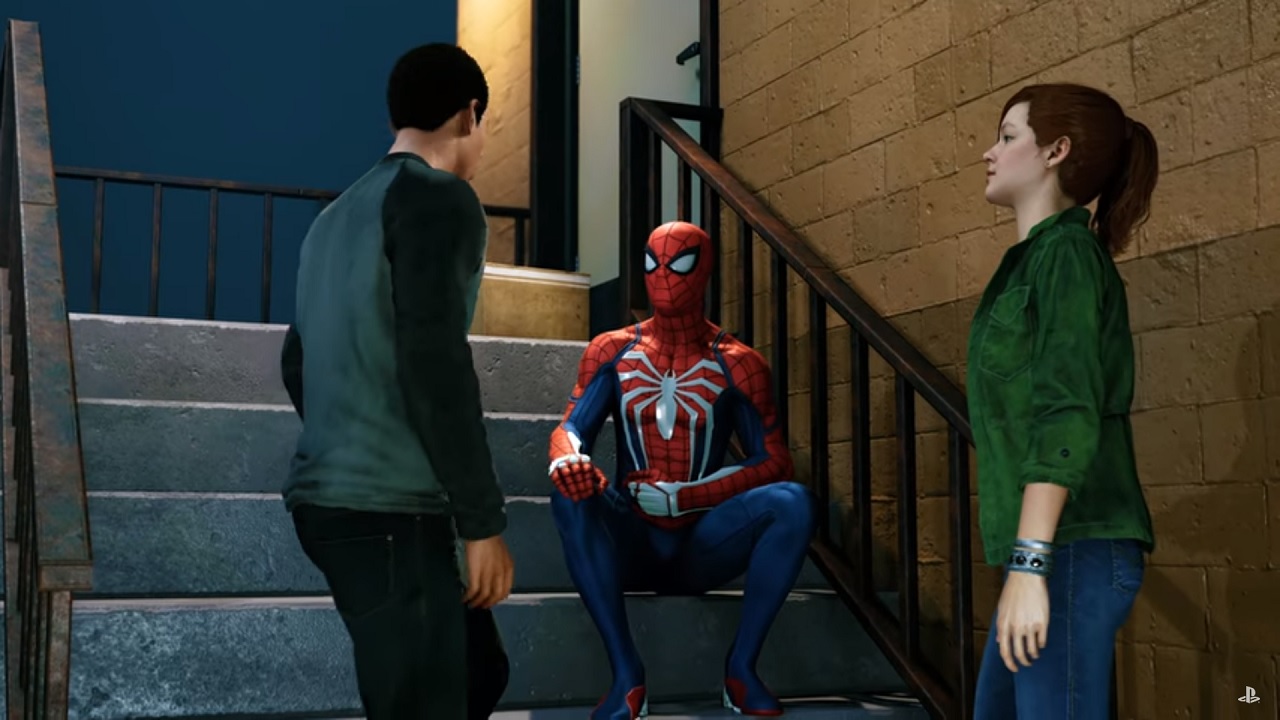 Marvel's Spider-Man Peter and the gang