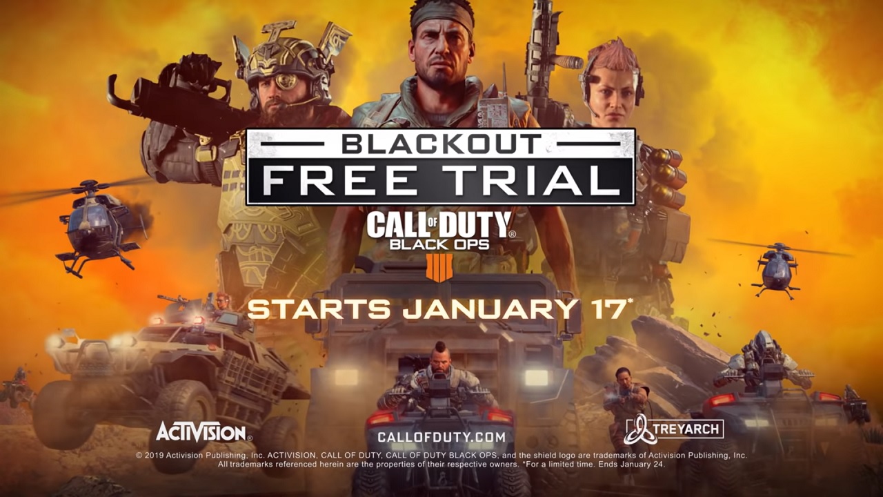 Call of Duty: Black Ops 4 Blackout free trial