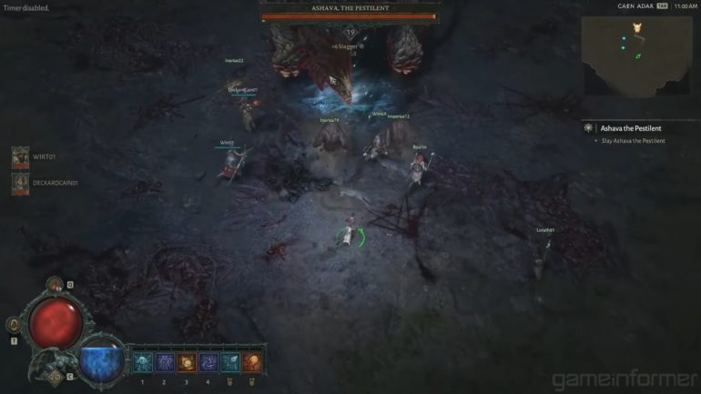 Diablo IV Ashava boss fight