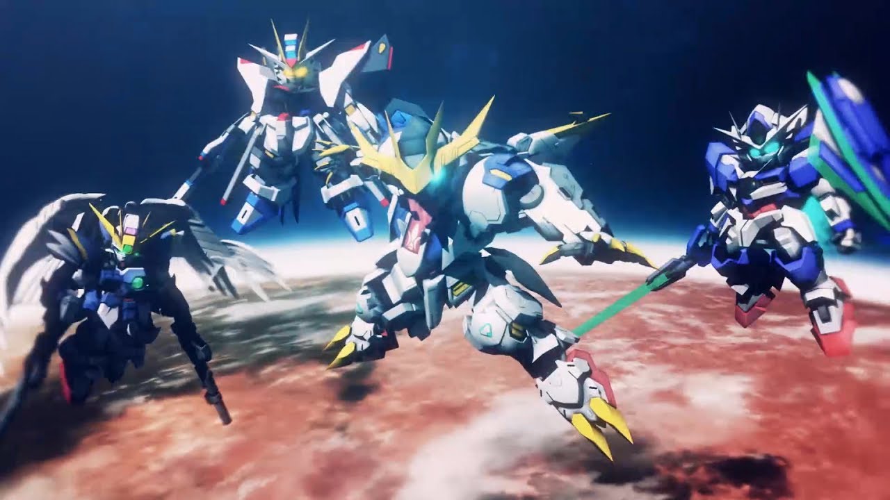 SD Gundam G Generation Cross Rays 4 big Gundams