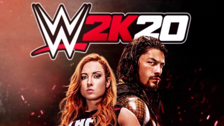 WWE 2K20 game cover