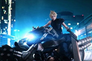 Final Fantasy VII Remake Cloud on bike