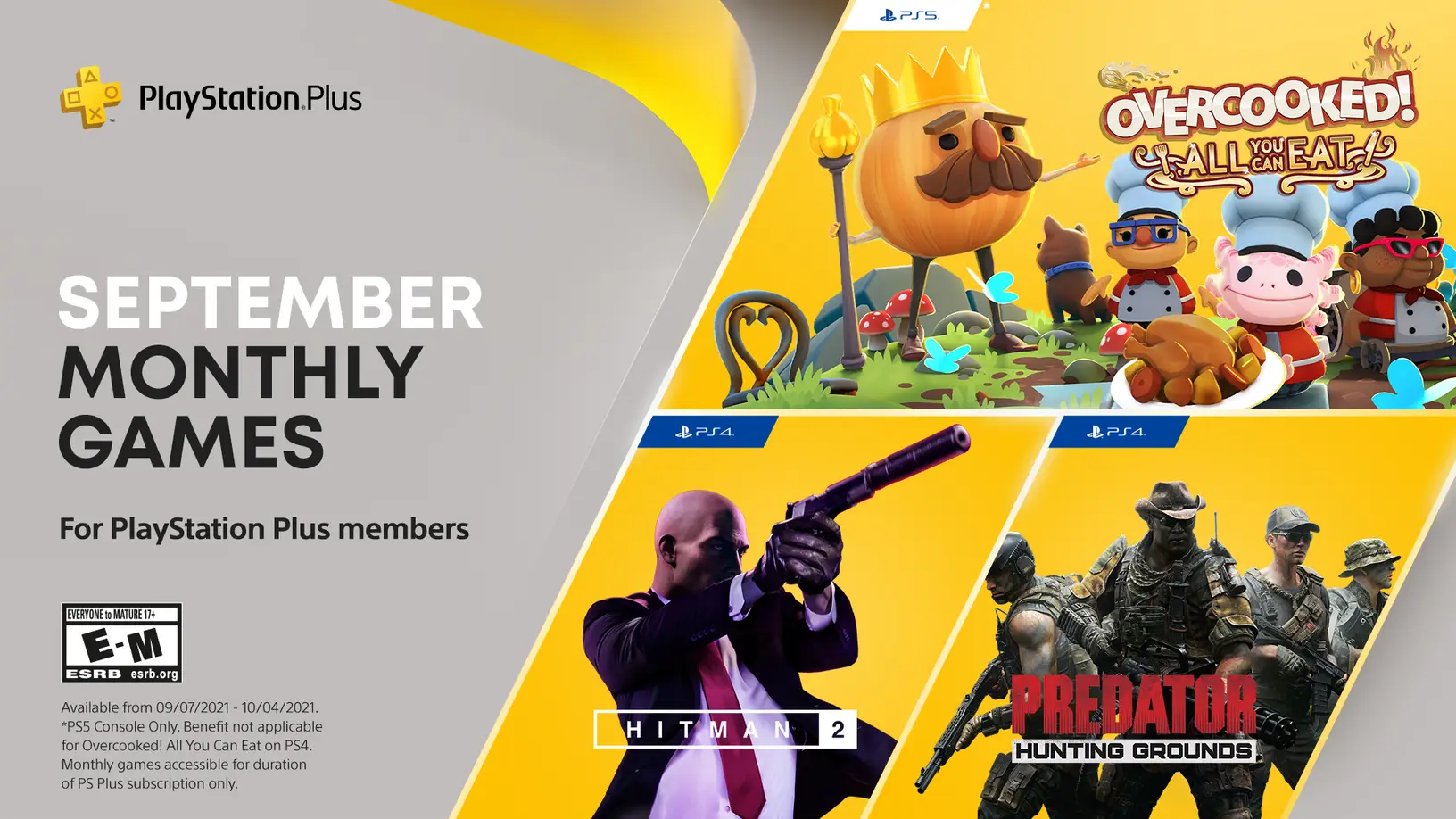 PS Plus September 2021 Free PS4 PS5 Games Revealed