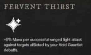 New World Void Gauntlet Abilities and Skill Trees - Fervent Thirst