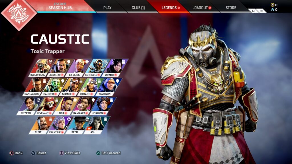 Apex Legends Season 11 Tier List - Caustic